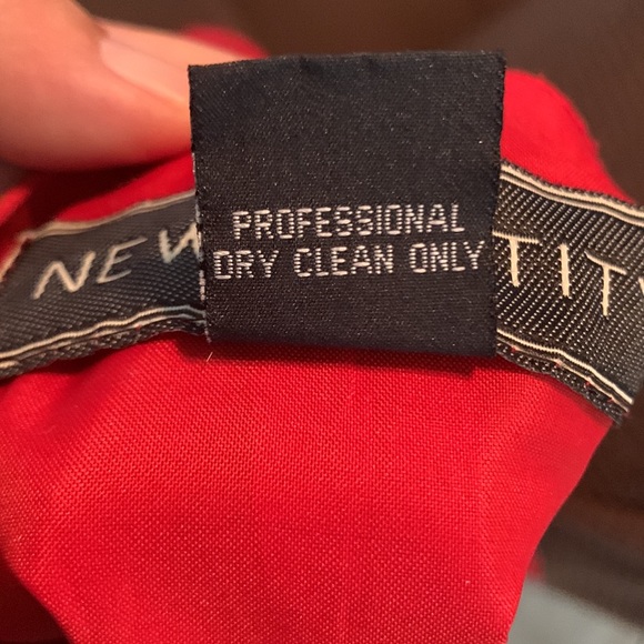 New Identity burnt orange zip up leather vest  sz L - Picture 4 of 4